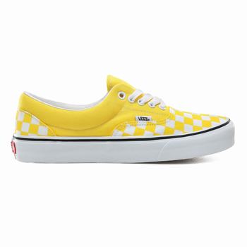 Férfi Vans Checkerboard Era Tornacipő VA2634178 Sárga/Fehér